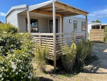 Mietunterkunft - Mobil-Home  Pacifique 1 -   26 M² - 2 Zimmers - Camping de L'Eden