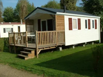 Mietunterkunft - Mobilheim - Komfort - 1 Schlafzimmer - Tv - Halbüberdachte Terrasse - Sites et Paysages Domaine de la Catinière
