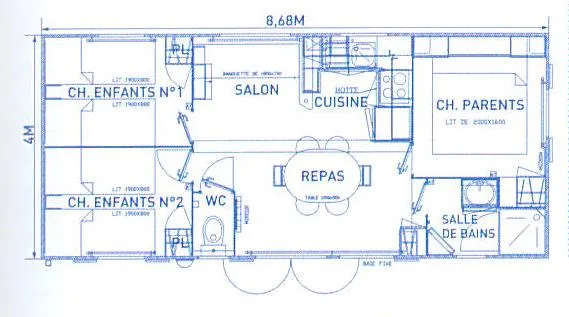 Mobil-Home - Confort - 3 Chambres - Tv - Avec Terrasse Semi Couverte