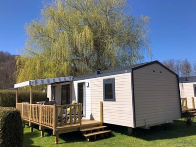 Mobile home - PREMIUM - 3 bedrooms - TV - with covered terrace - dishwasher