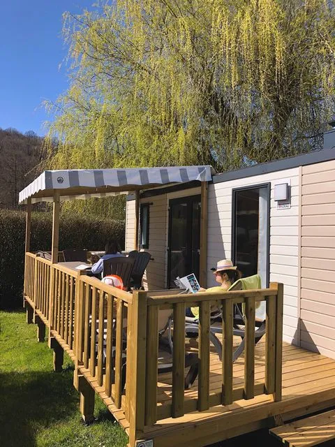 Mobil Home - Premium - 3 Chambres - Tv - Avec Terrasse Couverte - Lave Vaisselle