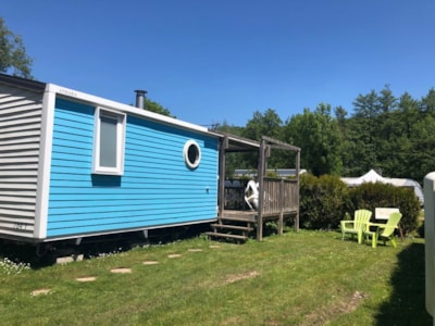 Mobil-Home - COMFORT - 2 Bedrooms - TV - with semi-covered terrace