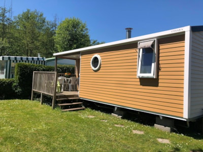 Mobil-Home - COMFORT - 2 Bedrooms - TV - with semi-covered terrace