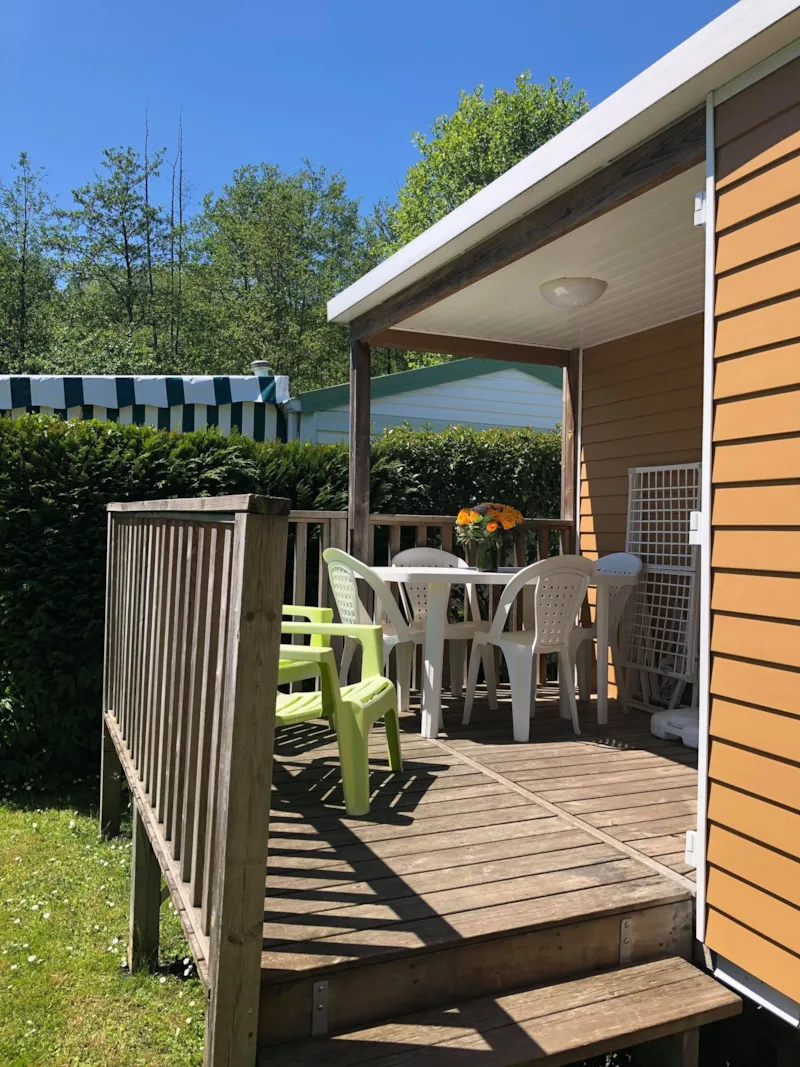 Mobil-Home - Confort - 2 Chambres - Tv - Avec Terrasse Semi Couverte