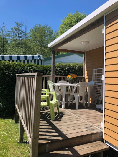Mobil-Home - COMFORT - 2 Bedrooms - TV - with semi-covered terrace