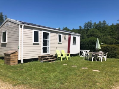 Mobile-home - COMFORT - 3 bedrooms - TV - without wooden terrace (Sunday: July / August)