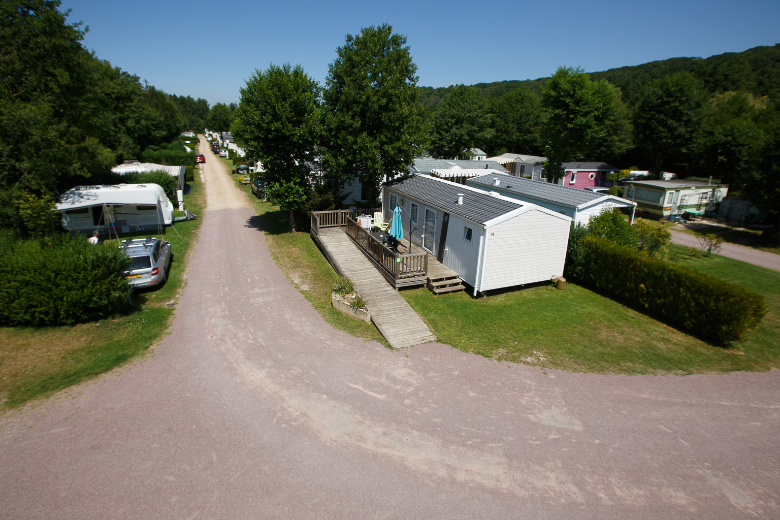 Location - Mobil-Home - Privilege - Pmr -2 Chambres - Tv - Avec Terrasse Semi Couverte (Mercredi/Mercredi) - Camping Sites et Paysages Domaine de la Catinière