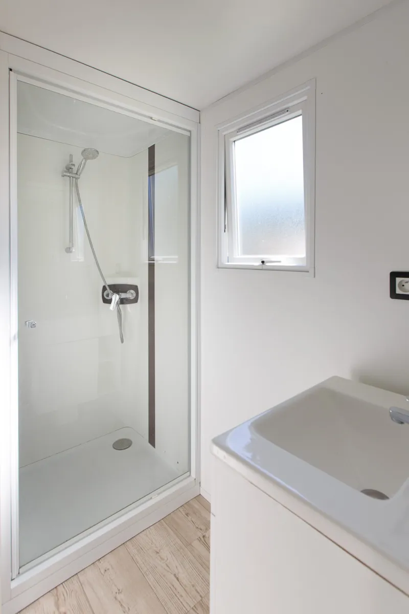 Mobil-Home - Confort - 2 Chambres - Tv - Avec Terrasse Semi Couverte