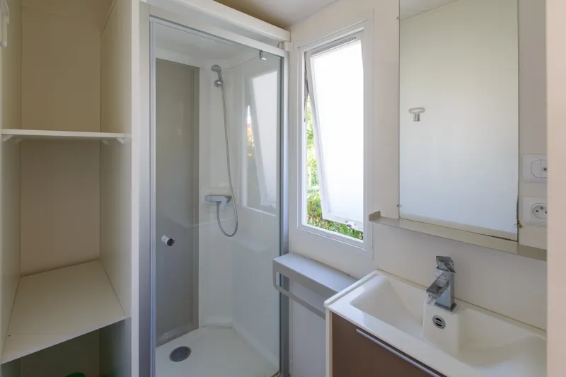 Mobil-Home - Confort - 2 Chambres - Tv - Avec Terrasse Semi Couverte