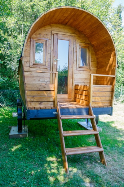 Barrel hut or trailer - UNUSUAL NATURE - 1 Bedroom - without bathroom, without TV