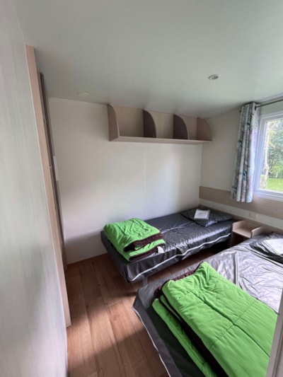 Mobile-Home - COMFORT - 2 Bedrooms - TV - with semi-covered terrace (wednesday)