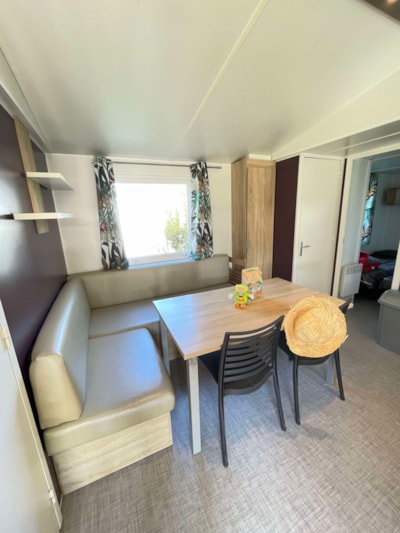Mobile-Home - COMFORT - 3 Bedrooms - TV - with semi-covered terrace