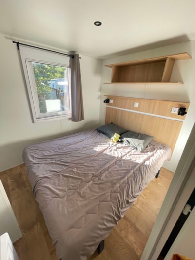 Mobile-home - PREMIUM - 2 bedrooms - TV - with covered terrace - dishwasher