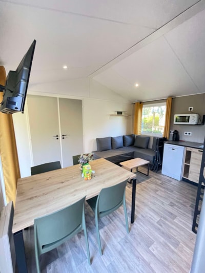 Mobile home - PREMIUM - 3 bedrooms - TV - with covered terrace - dishwasher
