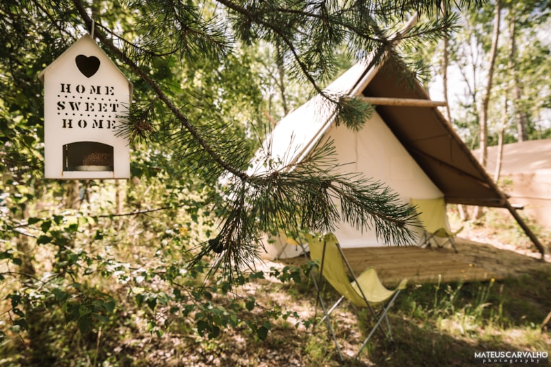 Tente trappeur 22 m2 - 2 chambres