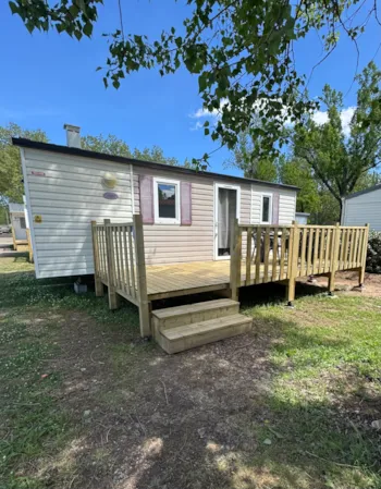 Mietunterkunft - Mobil Home Cocoon 2 Chambres 4 Personnes - Camping La Plage de L'Orb