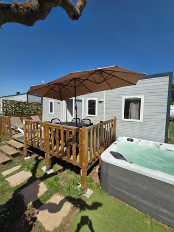Mietunterkunft - Casa Vip 3 Zimmer Spa Klimaangle 31M² - Camping La Plage de L'Orb