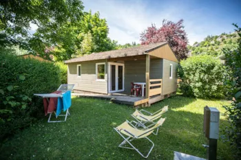 Mietunterkunft - Chalet Großer Raum Pmr Standard 30M² - Flower Camping du Gévaudan 