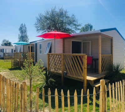 Mobile Home Cocoon VIP 22.5 m² 2 bedrooms  with covered terrace