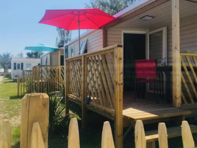 Mobile Home Cocoon VIP 22.5 m² 2 bedrooms  with covered terrace