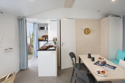 Mobile Home Belle Île VIP 26.10 m² 2 bedrooms  with covered terrace