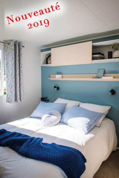 Mobile Home Belle Île VIP 26.10 m² 2 bedrooms  with covered terrace