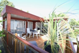 Accommodation - Mobile Home Prestige P3 40M² 3 Bedrooms  With Covered Terrace - -- DOMAINE MON CALME --   Camping & Appart Hôtel