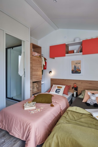 Cottage OLYMPE 35 m² - 2 Bedrooms - 2 Bathrooms - 2 WC-High-end Equipment + XXL terrace covered