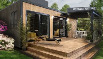 Location - Cottage Prestige Suite 40M² -3 Chbres - 1 Sdb - 2 Wc-Equipement Haut De Gamme + Terrasse Xxl Pergola - -- DOMAINE MON CALME --   Camping & Appart Hôtel