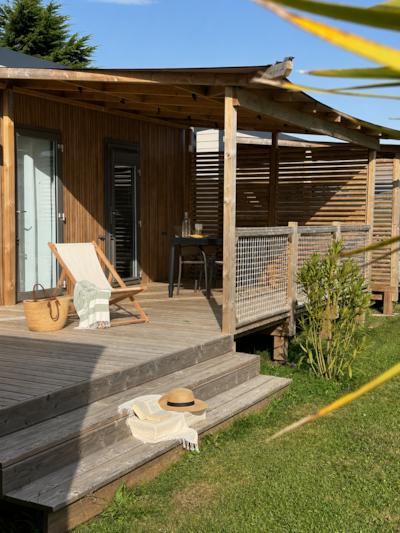 Cottage OLYMPE 35 m² - 2 Bedrooms - 2 Bathrooms - 2 WC-High-end Equipment + XXL terrace covered