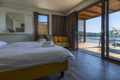 Luxury couple camping villa with swimming pool