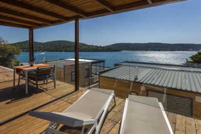 Luxury couple camping villa with swimming pool