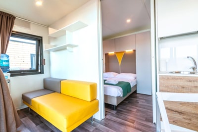Luxury couple camping villa with kitchenette and swimming pool