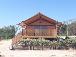 Alojamiento - Lodge 1 Habitación - Sábado - Ocean View - Camping Le Soleil d'Or