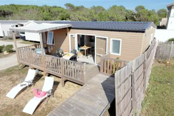 Mietunterkunft - Mobilheim Premium Pmr 2  Zimmer - Camping Le Soleil d'Or