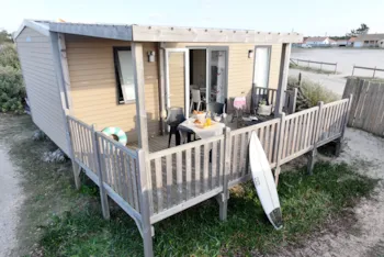 Mietunterkunft - Mobilheim Premium 2 Zimmer - Ocean View - Camping Le Soleil d'Or