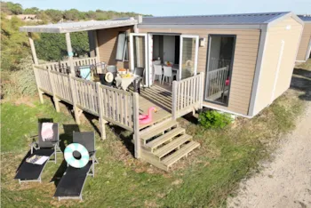 Mietunterkunft - Mobilheim Premium 3 Zimmer - Ocean View - Camping Le Soleil d'Or