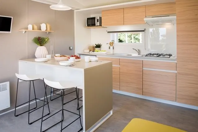 Location - Mobilhome Sun De Raoul 33M² - Capfun - Domaine Le Temps Libre