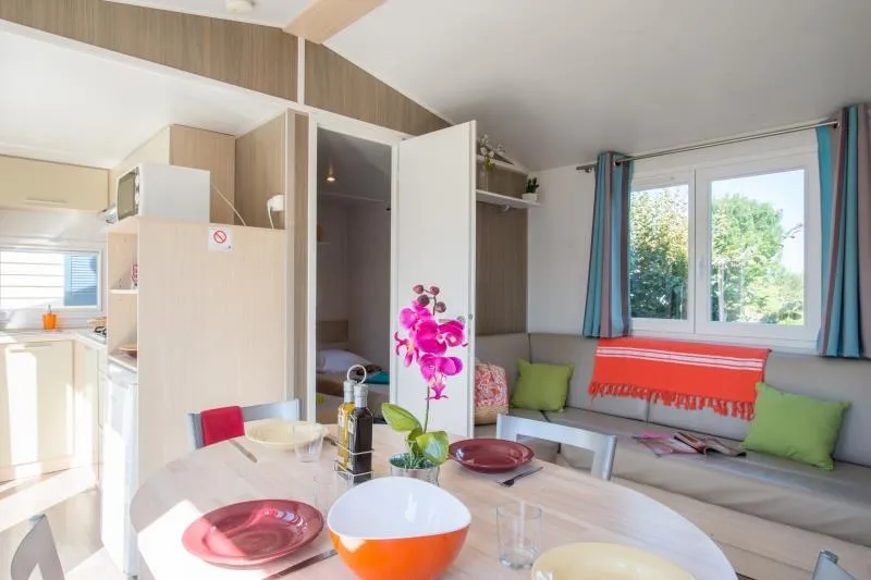 Location - Mobilhome Resort Top Presta 31M² - Capfun - Domaine Le Temps Libre