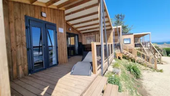 Mietunterkunft - Hütte Mimosa 2 Schlafzimmer 26.5M² - Camping Ar Roc'h