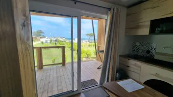 Mietunterkunft - Hütte Cajou 1 Schlafzimmer 16M² - Camping Ar Roc'h