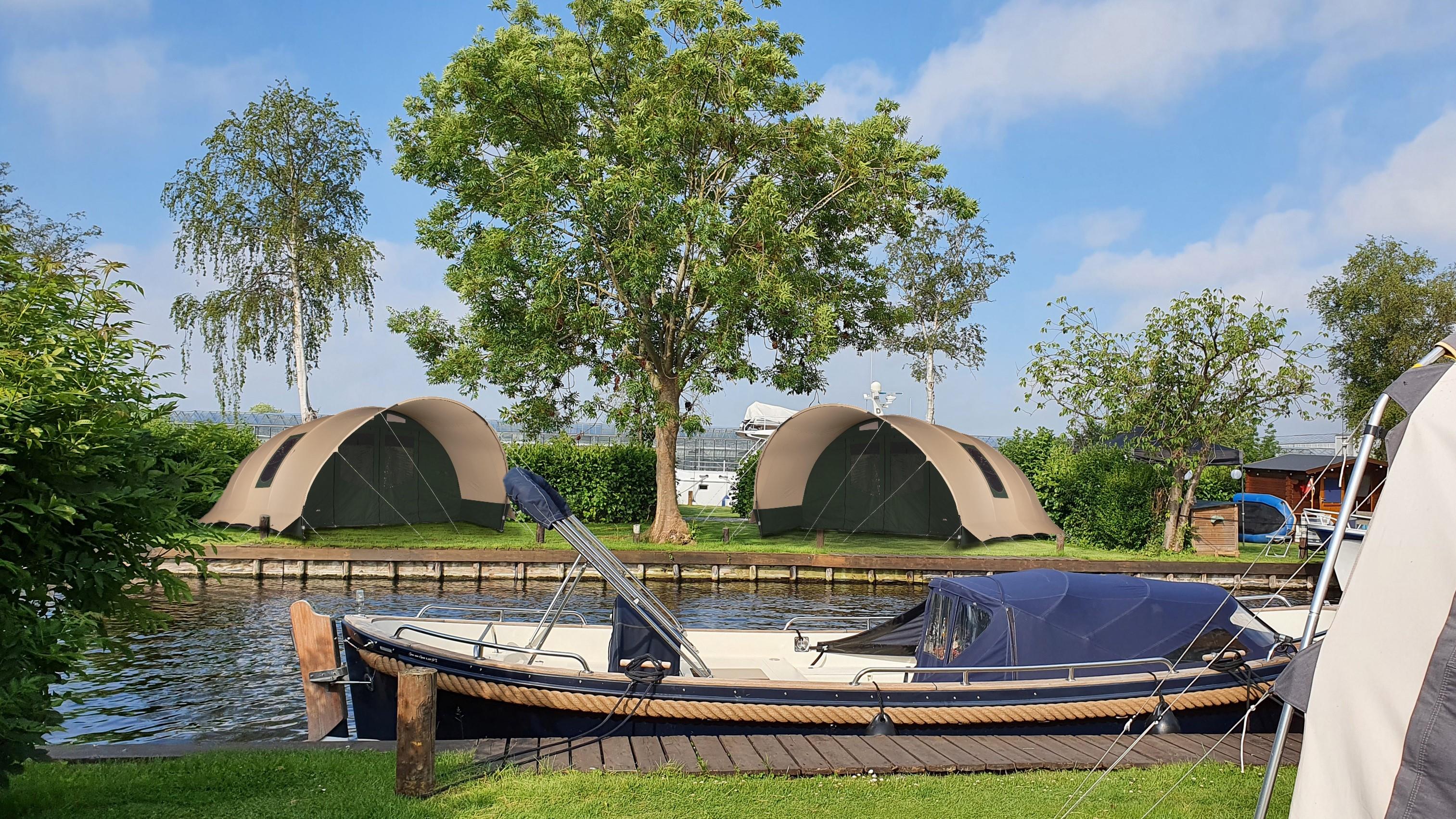 Location - Tente Glamping De Waard - Sans Sanitaires Privés - RecreatiePark Aalsmeer