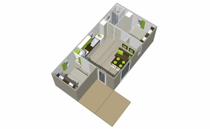 Residentiel Acces Pmr 2 Chambres, 4 À 6 Personnes