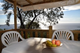 Accommodation - New Mobile-Home With Sea View 31M² - 3 Bedrooms - Camping Monte Ortu by Corsica Paradise
