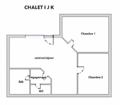 Chalet 2 bedrooms