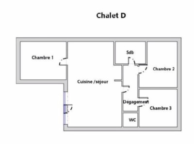 Chalet 3 bedrooms
