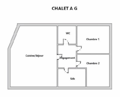 Chalet Ker poule and Ker Scorff 2 bedrooms