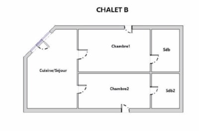 Chalet Ker Kool 2 bedrooms 2 bathrooms