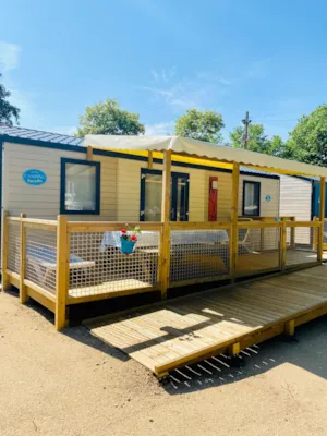 Locatif - Les Confort - Mobilheim 2 Zimmer - behindertengerecht - Camping Paradis Family des Issoux