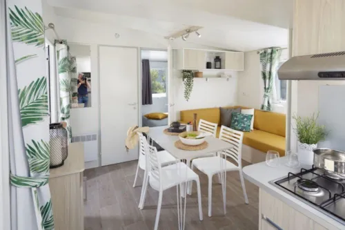 Mietunterkunft - Les Confort - Mobilheim 2 Zimmer - image n°2 - Camping Paradis Family des Issoux
